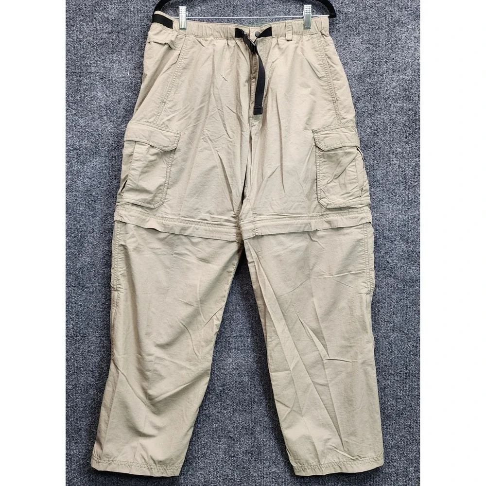 REI Sahara Convertible Zip Off Cargo Hiking Pants Nylon Gorpcore Men's  L x 30